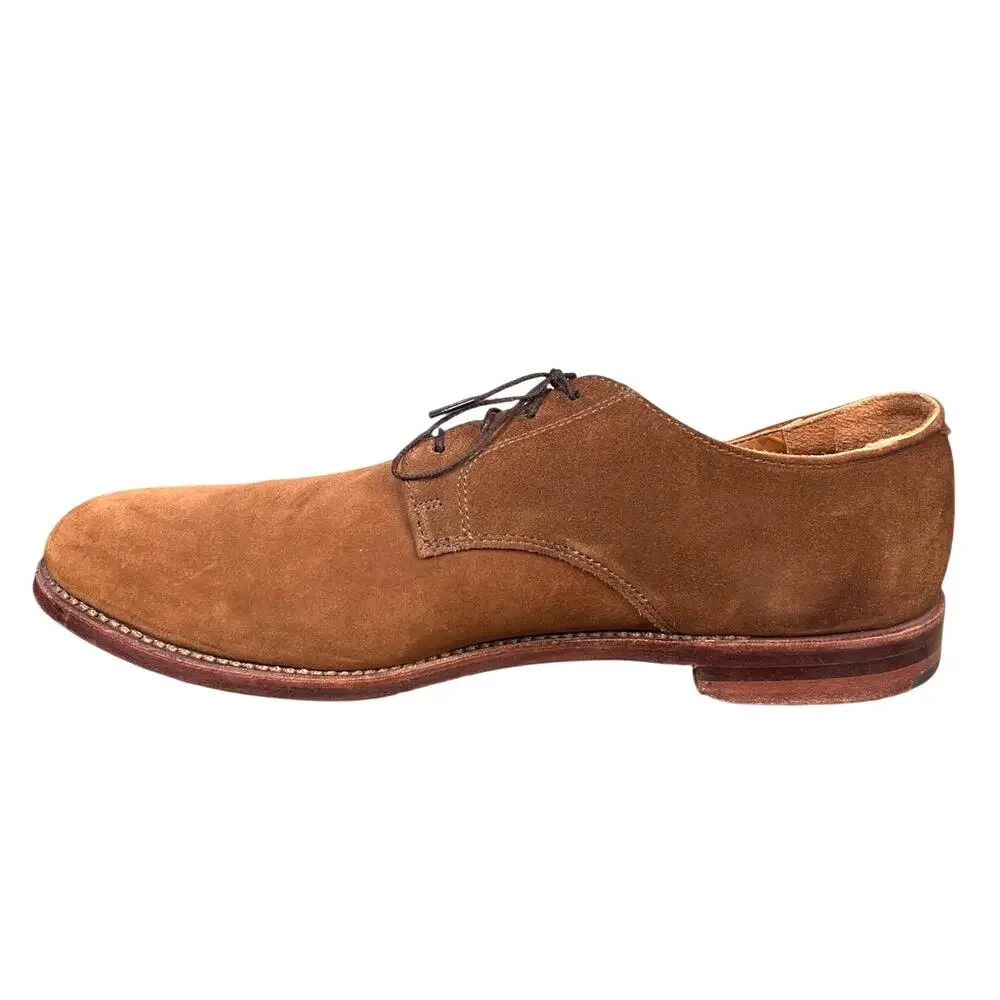Rancourt & Co.  Camden Derby Brown Suede Blucher Dress Casual Shoes 12 D